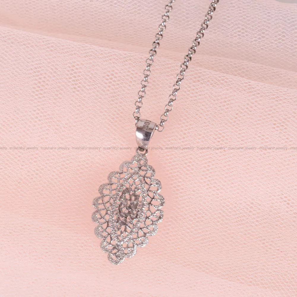 گردنبند نقره زنانه کد 2506