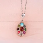 گردنبند میکس زنانه کد 2507