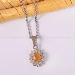 گردنبند عقیق زنانه کد 2517