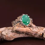 انگشتر زمرد مردانه کد 2531