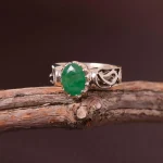 انگشتر زمرد مردانه کد 2532