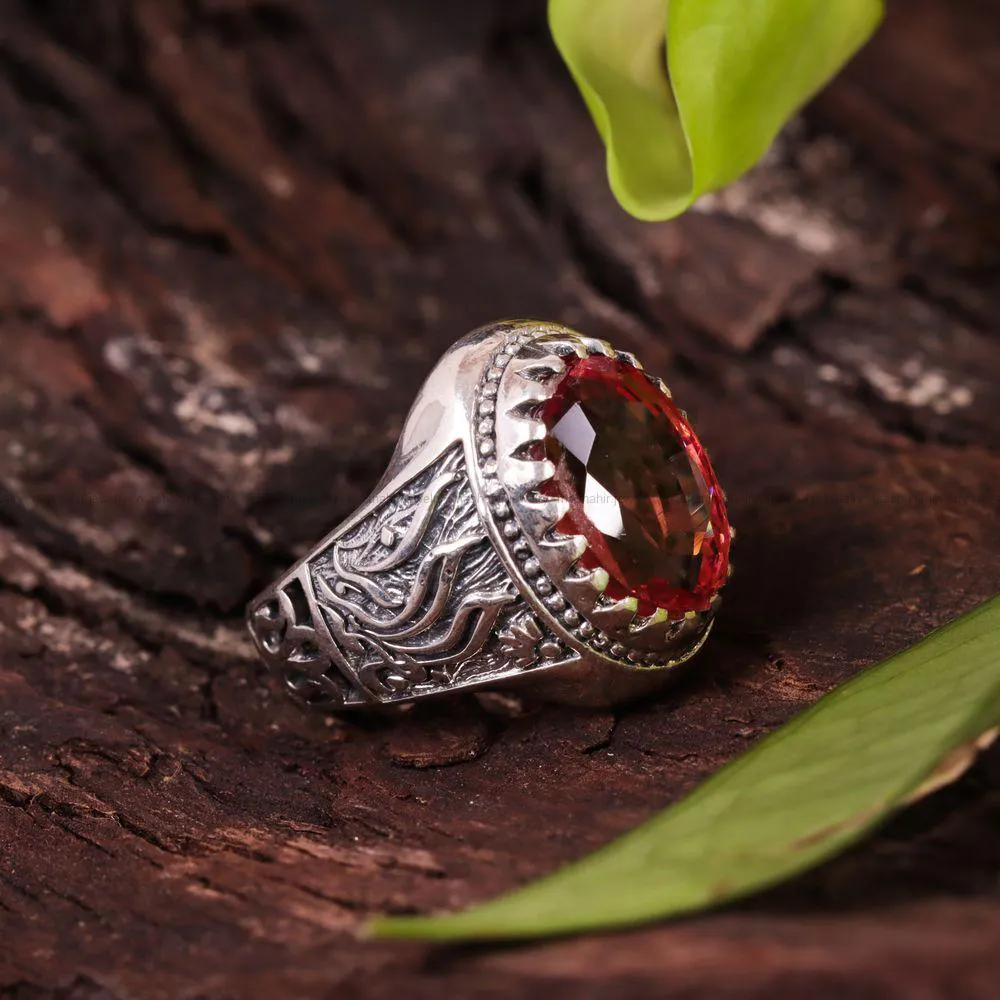 انگشتر الکساندریت مردانه کد 2538