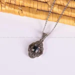 گردنبند یاقوت کبود زنانه کد 2563