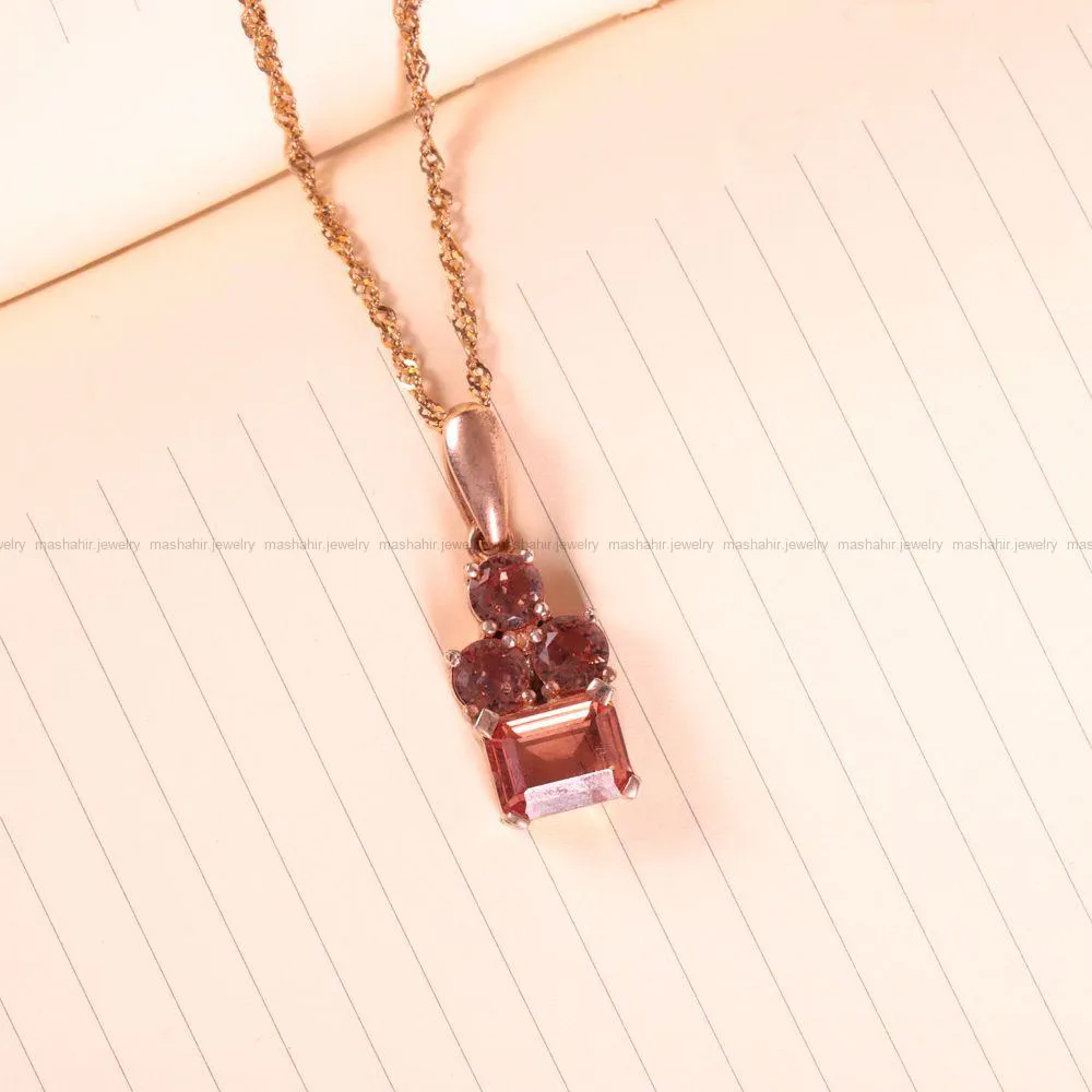 گردنبند الکساندریت زنانه کد 2573