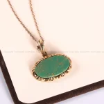 گردنبند فیروزه زنانه کد 2580