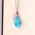 گردنبند فیروزه زنانه کد 2581