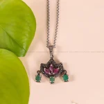 گردنبند میکس زنانه کد 2588