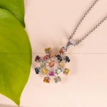 گردنبند میکس زنانه کد 2600