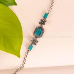 دستبند فیروزه زنانه کد 2604