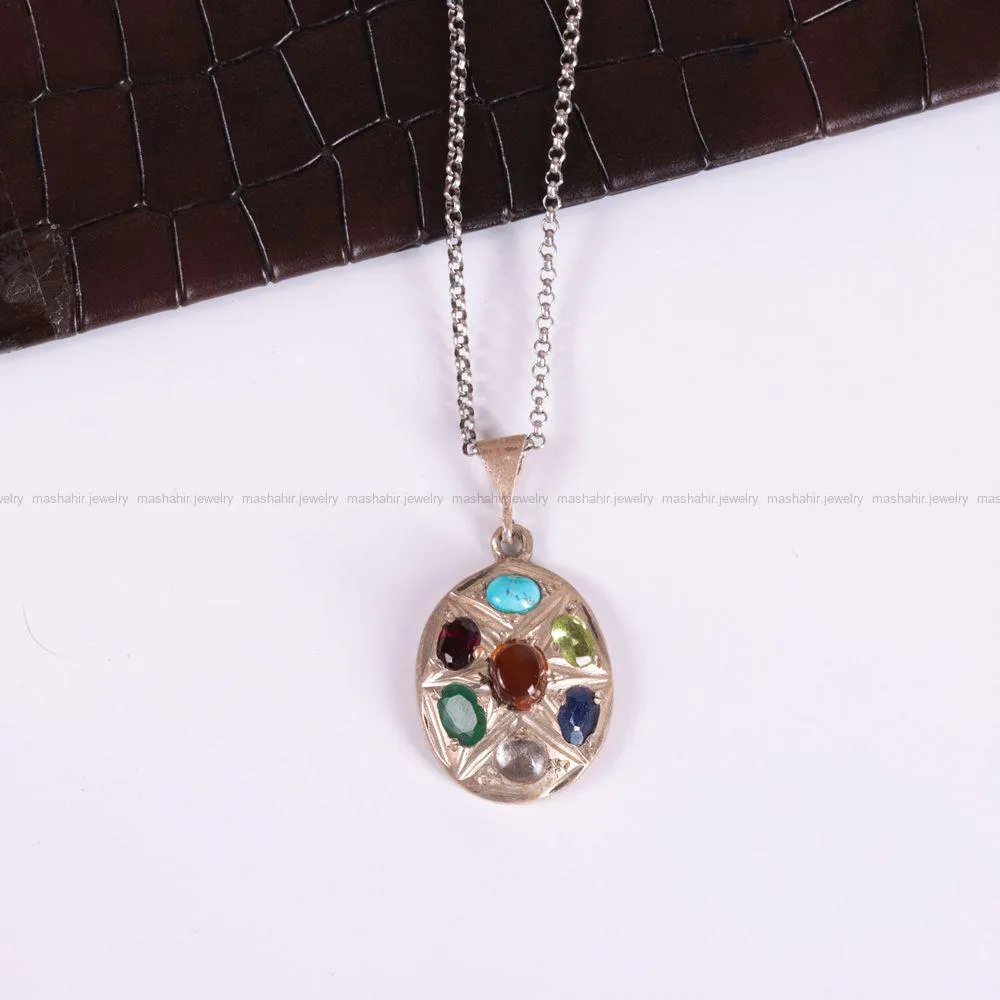 گردنبند میکس زنانه کد 2625