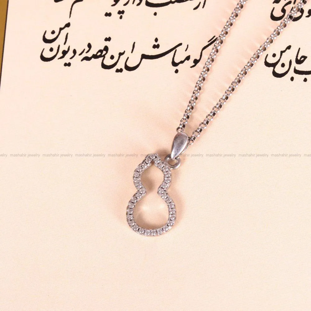 گردنبند نقره زنانه کد 2638