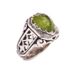 انگشتر زبرجد مردانه کد 4734