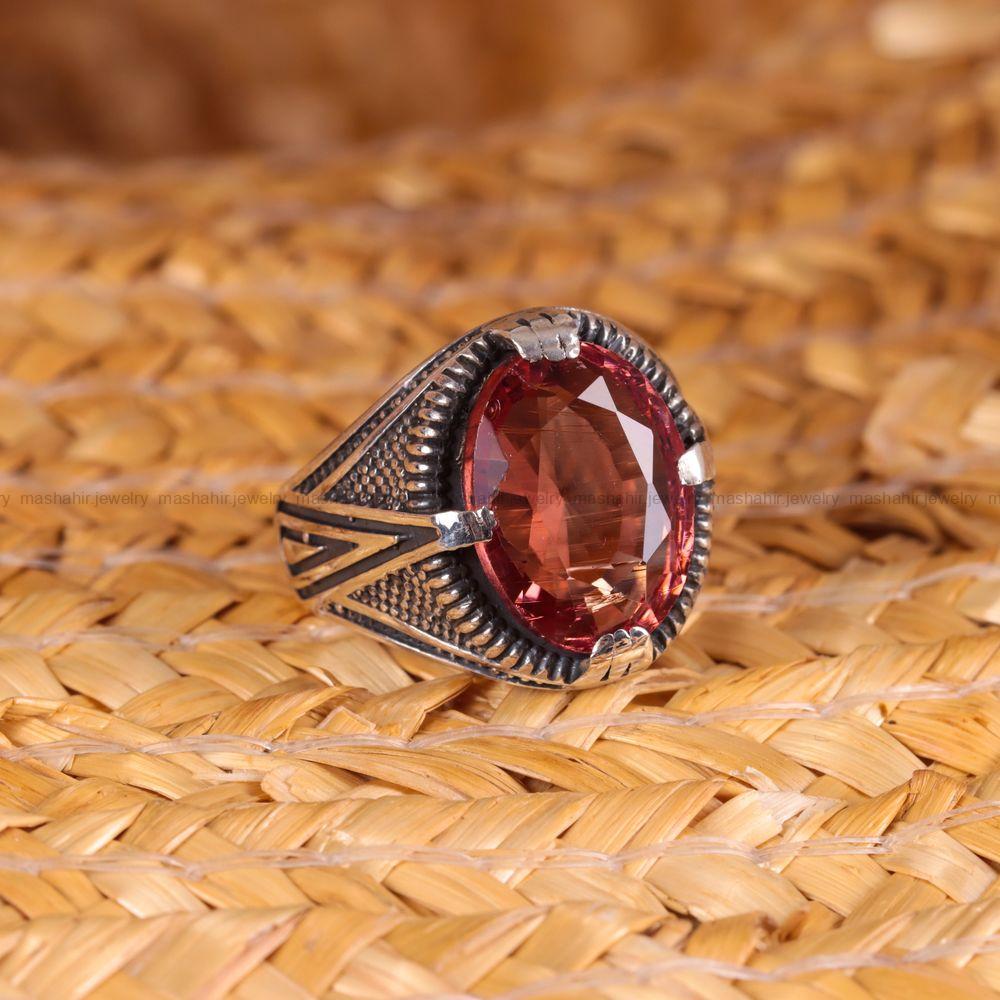 انگشتر الکساندریت مردانه کد 3011