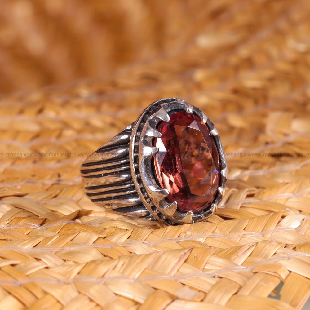 انگشتر الکساندریت مردانه کد 3014