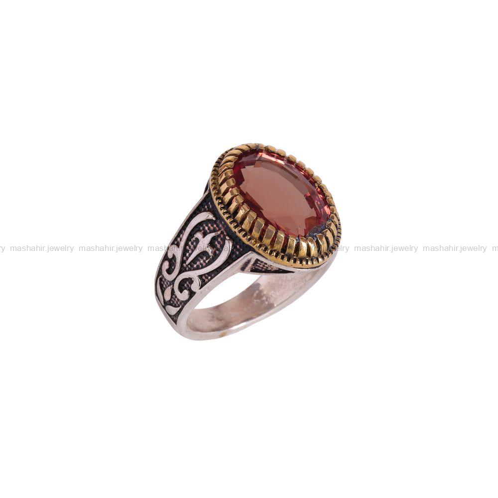 انگشتر الکساندریت مردانه کد 3016