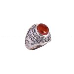 انگشتر عقیق یمن مردانه کد 3034