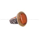 انگشتر عقیق یمن مردانه کد 3039