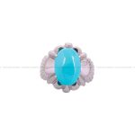 انگشتر فیروزه عجمی مردانه کد 3087