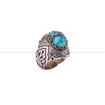 انگشتر فیروزه شجری مردانه کد 3166