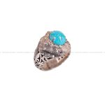 انگشتر فیروزه شجری مردانه کد 3188