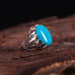 انگشتر فیروزه شجری مردانه کد 3064