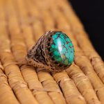 انگشتر فیروزه شجری مردانه کد 3169