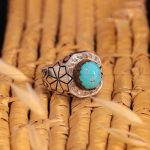انگشتر فیروزه شجری مردانه کد 3174