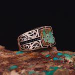 انگشتر فیروزه شجری مردانه کد 3151