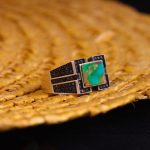 انگشتر فیروزه شجری مردانه کد 3316