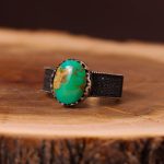 انگشتر فیروزه شجری مردانه کد 3351