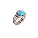 انگشتر فیروزه شجری مردانه کد 3319
