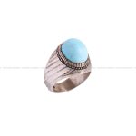 انگشتر فیروزه عجمی مردانه کد 3283