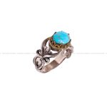 انگشتر فیروزه شجری مردانه کد 3284