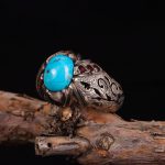 انگشتر فیروزه شجری مردانه کد 3233