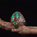 انگشتر فیروزه شجری مردانه کد 3238