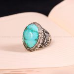 انگشتر فیروزه شجری مردانه کد3227