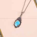 گردنبند فیروزه زنانه کد 3383