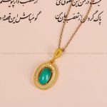 گردنبند فیروزه زنانه کد 3391