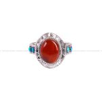 انگشتر عقیق یمن مردانه کد 3422