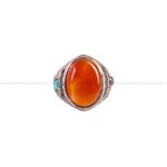 انگشتر عقیق یمن مردانه کد 3428