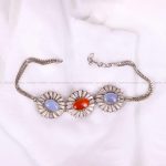 دستبند عقیق زنانه کد 3395