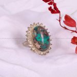 انگشتر فیروزه شجری زنانه کد 3399