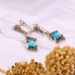 گوشواره فیروزه زنانه کد 3402