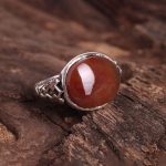 انگشتر عقیق یمن مردانه کد 3438