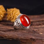 انگشتر عقیق یمن مردانه کد 3448