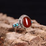 انگشتر عقیق یمن مردانه کد 3422