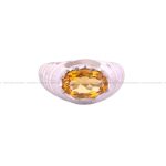 انگشتر سیترین مردانه کد 3582