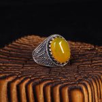 انگشتر شرف الشمس مردانه کد 5487