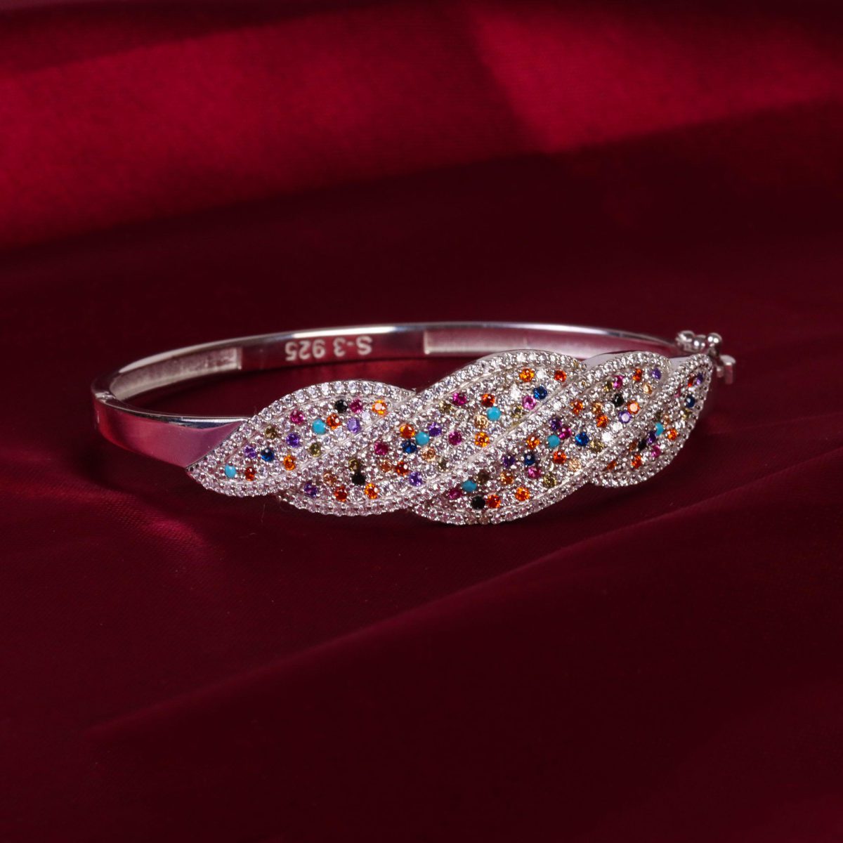 دستبند نقره زنانه کد 5584