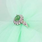 انگشتر زمرد زنانه کد 5599